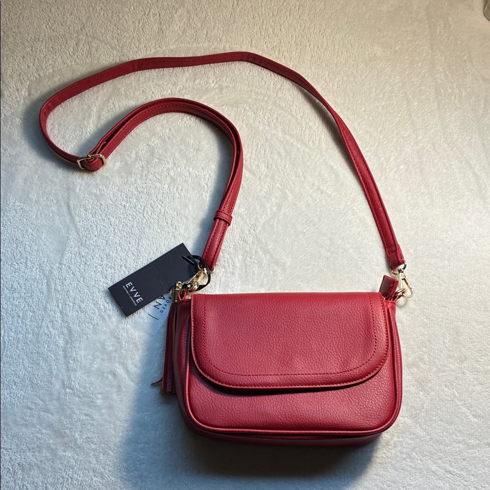 Elegant Red Crossbody Bag